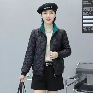 短款棉服女2023冬季新款洋气短装加厚小棉袄中年妈妈修身棉衣外套