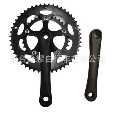 厂家山地自行车牙盘轮盘链轮齿盘铝合金曲柄轮盘可拆卸50T34T