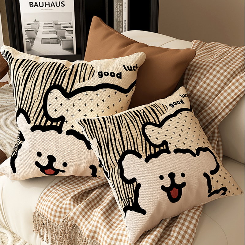 奶油风沙发抱枕客厅卧室床头靠枕汽车办公室午休枕头可拆洗抱枕