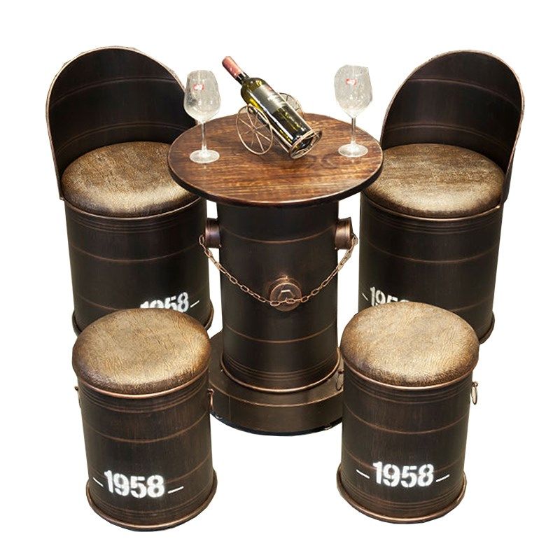 工业风复古油桶椅创意咖啡厅酒吧休闲奶茶店美发店桌椅铁桶凳椅子,商业/办公家具,酒吧椅,淘宝优惠券,粉丝福利购,淘宝优惠卷