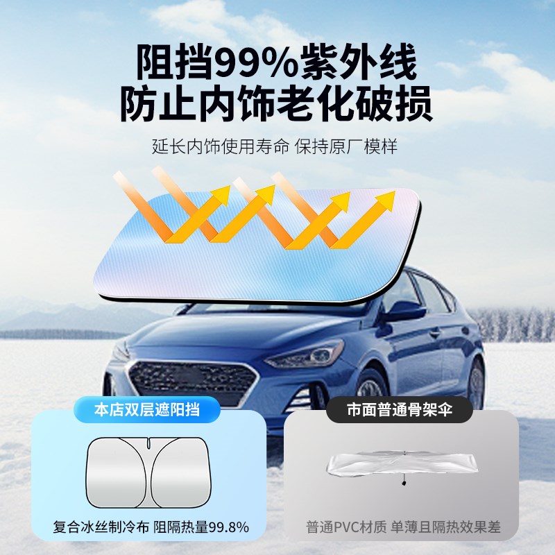 雪佛兰科鲁泽迈锐宝XL探界者开拓者科鲁兹汽车遮阳前挡伞遮光帘罩