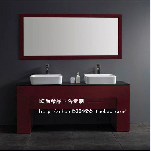 欧式美式橡木浴室柜组合洗脸盆柜洗手盆柜卫浴柜台盆柜立柜TX618,家装主材,浴室柜组合,淘宝优惠券,粉丝福利购,淘宝优惠卷