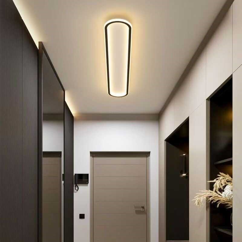 LED简约现代一字创意客厅沙发卧室床头背景墙格栅装饰灯衣柜壁灯