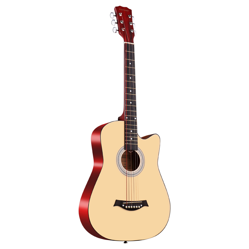 磨砂38寸民谣吉他初学者气质男女学生练习木吉它入门wkHqFSExx1