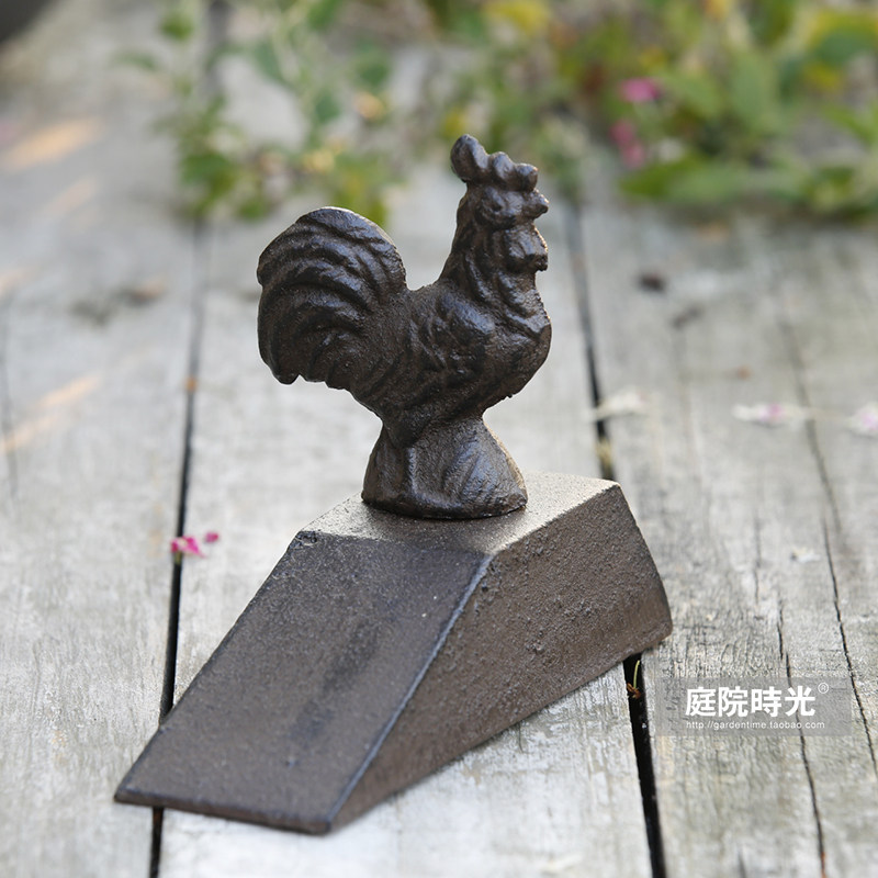 庭院时光园杂货欧式徽标小动物创意门挡铸铁合金装饰,家居饰品,创意门挡,淘宝优惠券,粉丝福利购,淘宝优惠卷