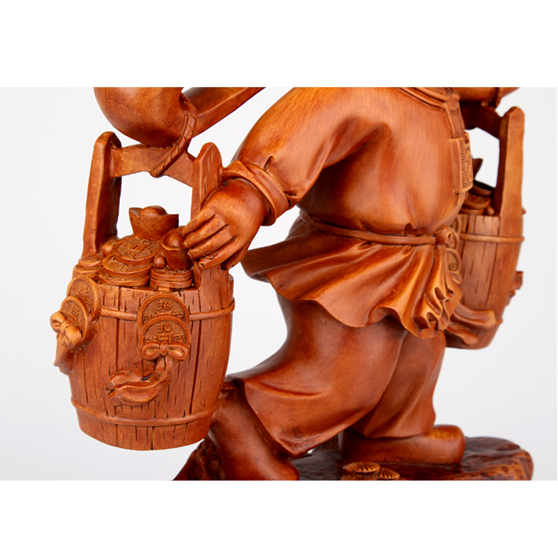 景裕泰 送财童子摆件 礼品婚庆结婚送礼乔迁礼品书房客厅吉祥礼品