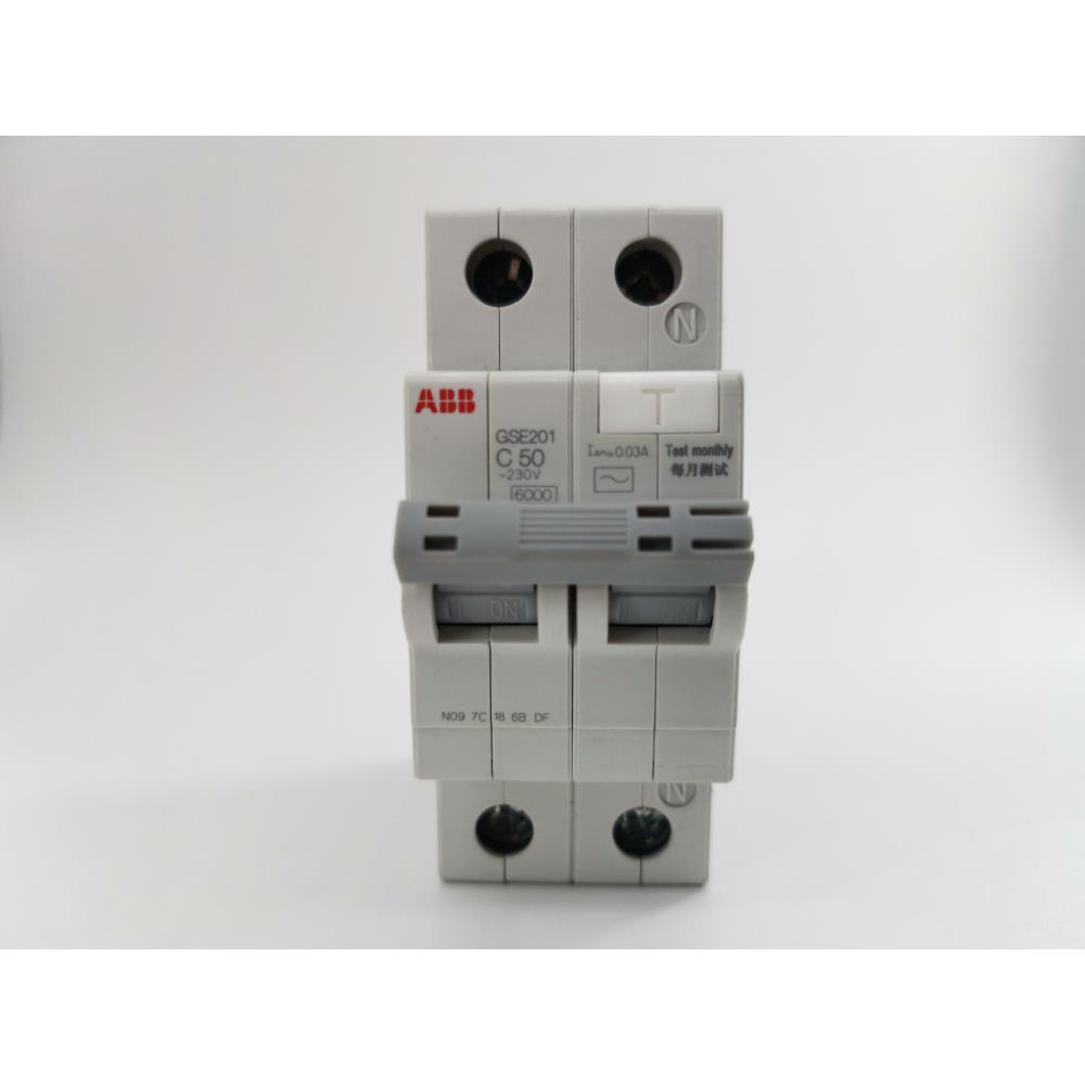 ABB空气开关带漏电保护器GSE201C32a空开总开2P63a漏保家用断路器