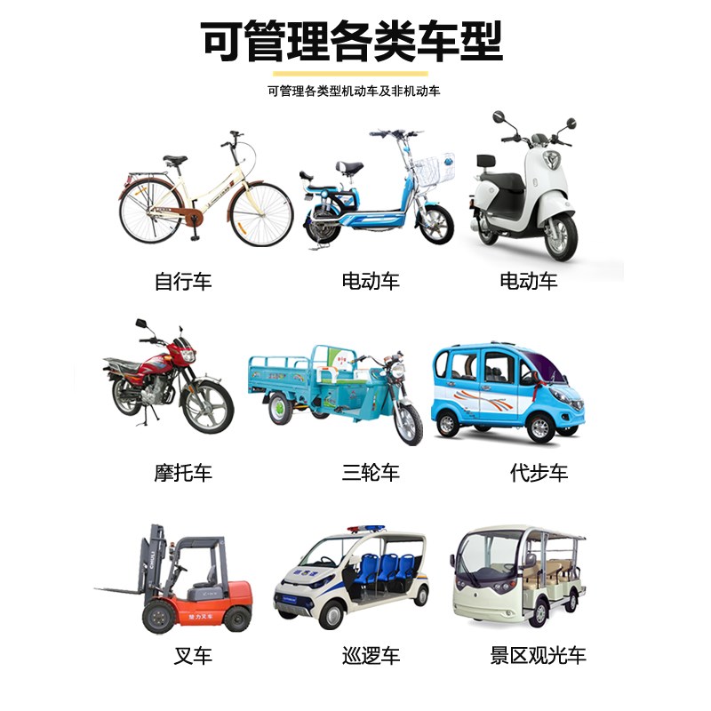 非机动车管理系统电动车收费远距离感应通道快速免刷卡自动通行