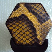 扁 音质优美六角琴桶 选皮 手工挽皮蒙皮 黑檀二胡蒙皮琴桶