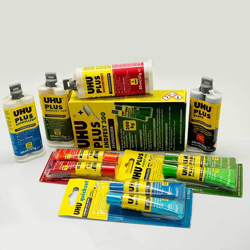 友好牌UHU德国PLU00kg慢干快干环氧树脂金属眼镜玻璃陶瓷B胶水