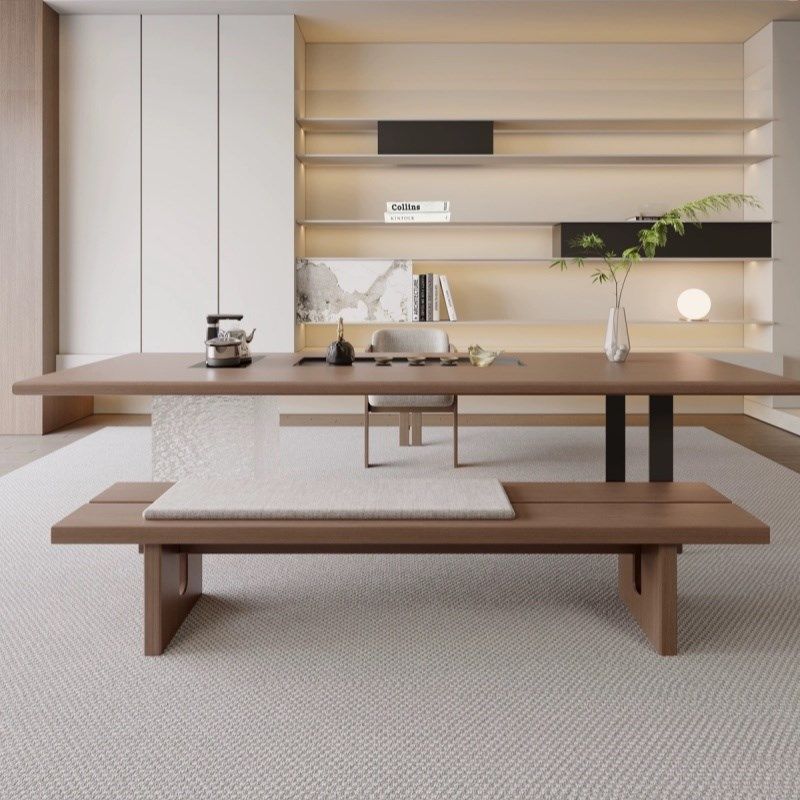 侘寂风实木大板茶桌椅家用悬浮泡茶桌功夫茶台办公桌子,住宅家具,家用茶台/茶桌,淘宝优惠券,粉丝福利购,淘宝优惠卷