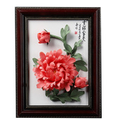 东方泥土陶瓷创意装 房间客厅墙上墙壁壁挂饰 饰品挂件个性