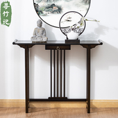 新玄关桌实木窄长条案小供桌现代端景台客厅供奉桌玄关柜