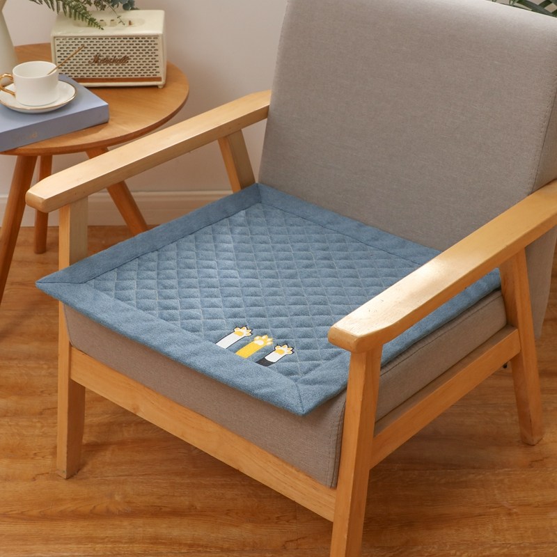 秋冬仿棉麻坐垫加大办公室电脑椅布艺座垫沙发垫防滑软垫子四季,居家布艺,椅垫,淘宝优惠券,粉丝福利购,淘宝优惠卷