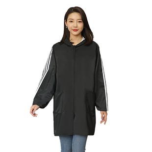 定制印字围裙 男士 爱加绒罩衣女长袖 家用正穿防水工作服上班时尚