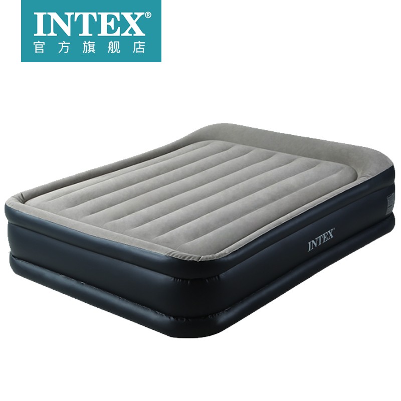intex充气床人家用气垫床单人折叠床内置电动打地铺冲气床