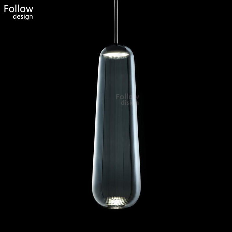 极设计师样板房酒店别墅楼梯客厅餐厅茶室售楼部玻璃吊灯