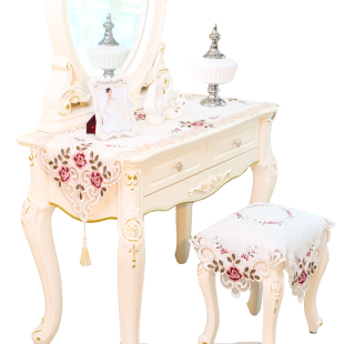 绣刺绣垫餐椅垫布艺椅垫坐垫刺绣座垫靠背椅厚