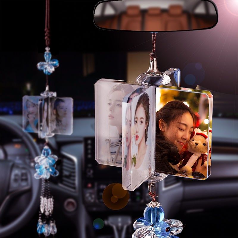 汽车挂件照片定制车内装饰品车载挂饰水晶档挂男女后视镜吊坠,汽车用品/电子/清洗/改装,车挂,淘宝优惠券,粉丝福利购,淘宝优惠卷