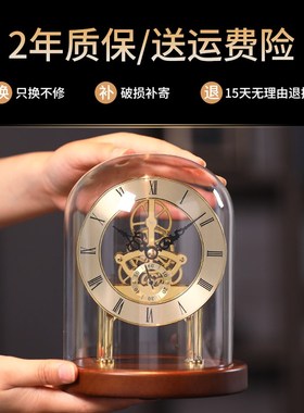 端座钟新款客厅创意台钟现代时钟坐钟摆放台式械钟表
