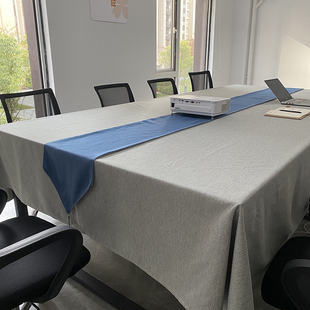 防水防油加大尺寸特大会议桌布展台甜品台活动乒乓球桌级感台布