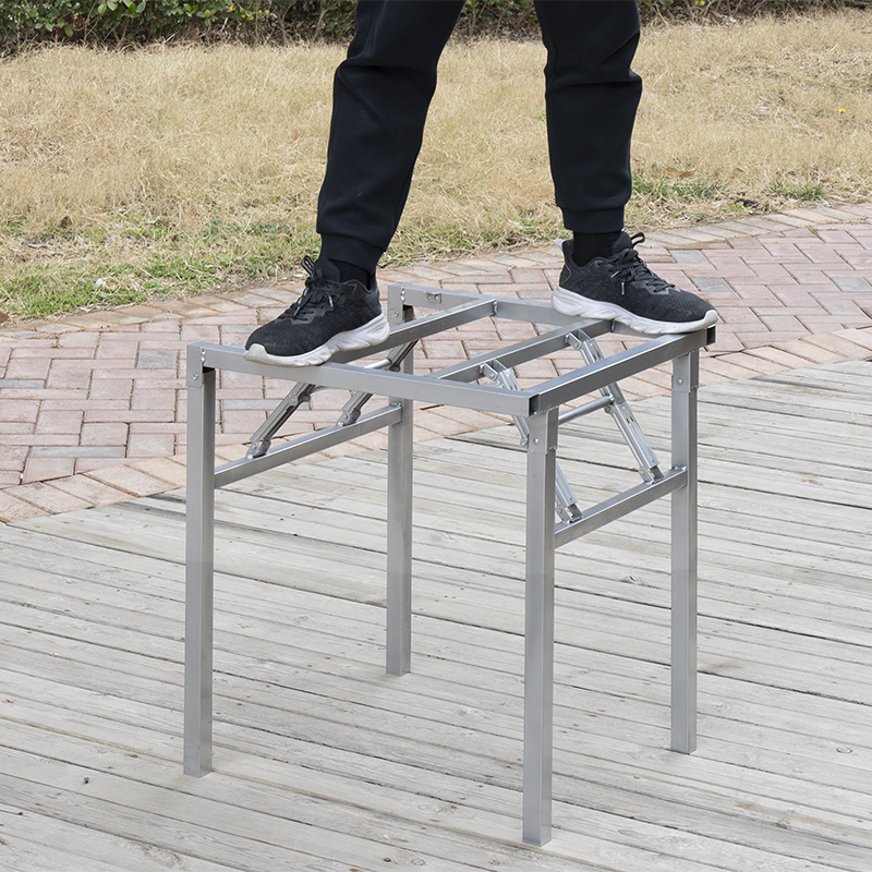 适合小桌面高桌子腿 铁桌腿 摺叠桌腿桌架支架桌子架摺叠餐桌脚