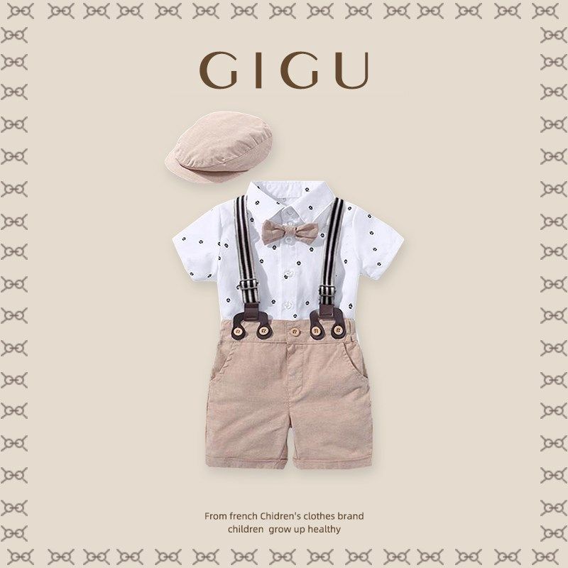 一周岁宴礼服男宝宝夏男孩抓周服婴儿背带裤男童西装英伦洋气套装,童装/婴儿装/亲子装,儿童礼服,淘宝优惠券,粉丝福利购,淘宝优惠卷