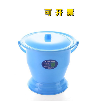 卧室手提女士成人孕妇密封带盖妇女尿桶防臭家用便盆尿壶手提式尿