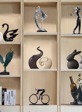 高级感北欧现代酒柜装饰品办公室家居客厅电视柜轻奢摆件轻奢热采