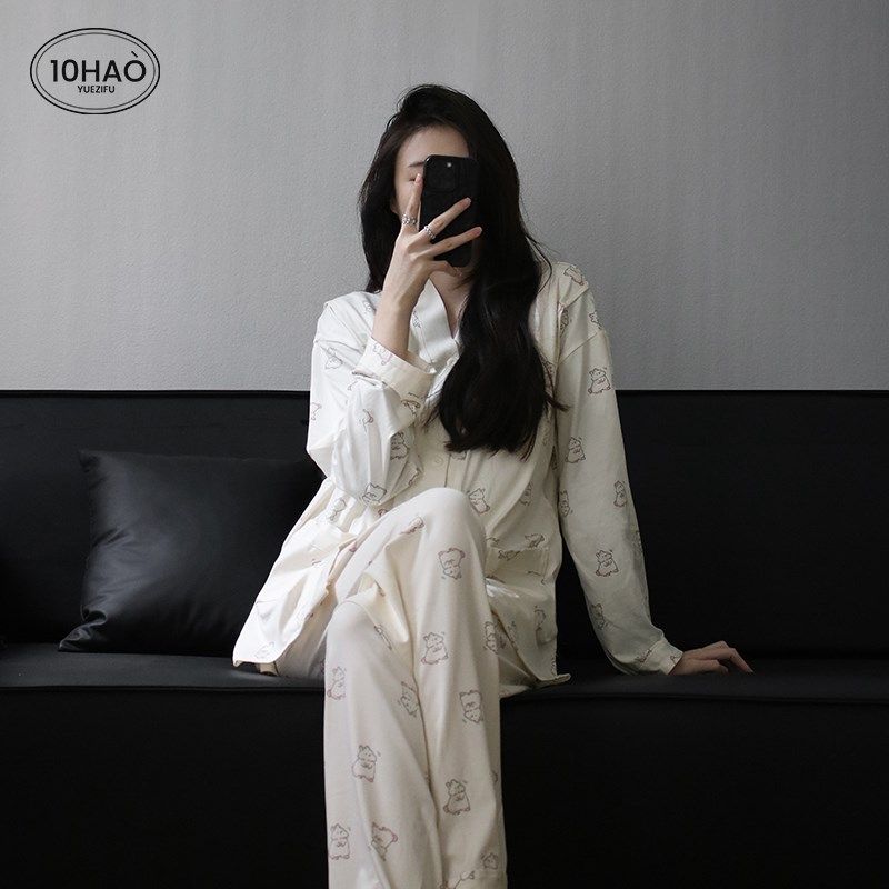 带胸垫月子服春秋纯棉产后孕妇睡衣哺乳夏季薄款产妇3月份2住院服,孕妇装/孕产妇用品/营养,家居服套装,淘宝优惠券,粉丝福利购,淘宝优惠卷