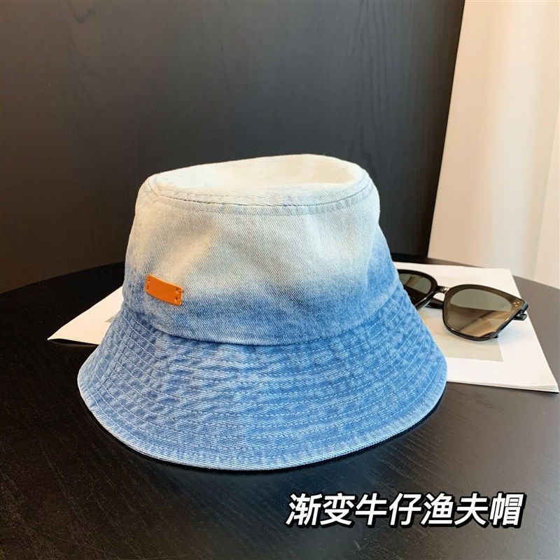 禾+渔夫帽!显脸小设计渐变牛仔防晒显脸小遮阳2025新款牛仔盆帽,服饰配件/皮带/帽子/围巾,帽子,淘宝优惠券,粉丝福利购,淘宝优惠卷