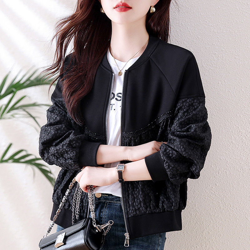 小个子短外套女士气质高级感春秋2024新款爆款棒球服大码胖mm显瘦,女装/女士精品,短外套,淘宝优惠券,粉丝福利购,淘宝优惠卷