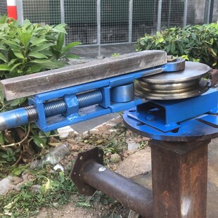 弯管机手动小型毛细圆管铝管铁管管折弯一次成型弯管器模具