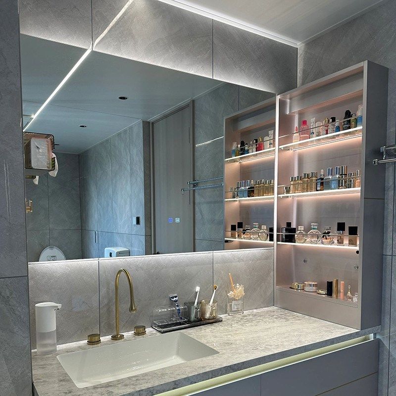 极简橡木岩板无缝一体盆浴室柜洗手洗脸盆柜实木洗漱台,家装主材,浴室柜组合,淘宝优惠券,粉丝福利购,淘宝优惠卷