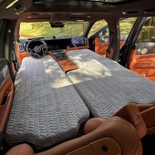 问界 9充气后排拉丝车载床垫露营睡觉床车过夜旅行床