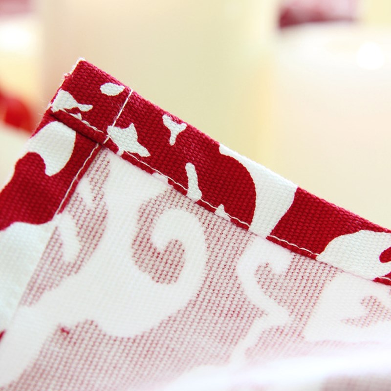 中式高档民族青花桌布复古餐桌布 布艺台布 茶几布盖布 支持订做