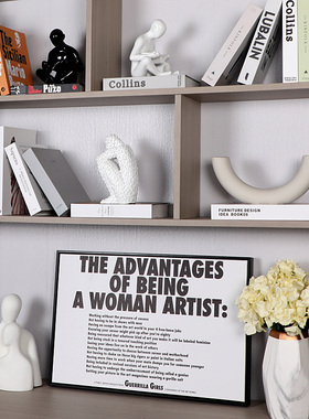 样板房书房饰品书架软装工艺品挂画书挡假书道具装饰摆件简约现代