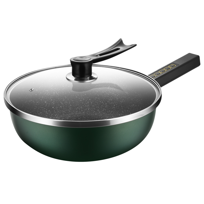 电炒锅家用多功能电炒菜炒锅一体式电锅电用不沾锅宿舍插电爆炒