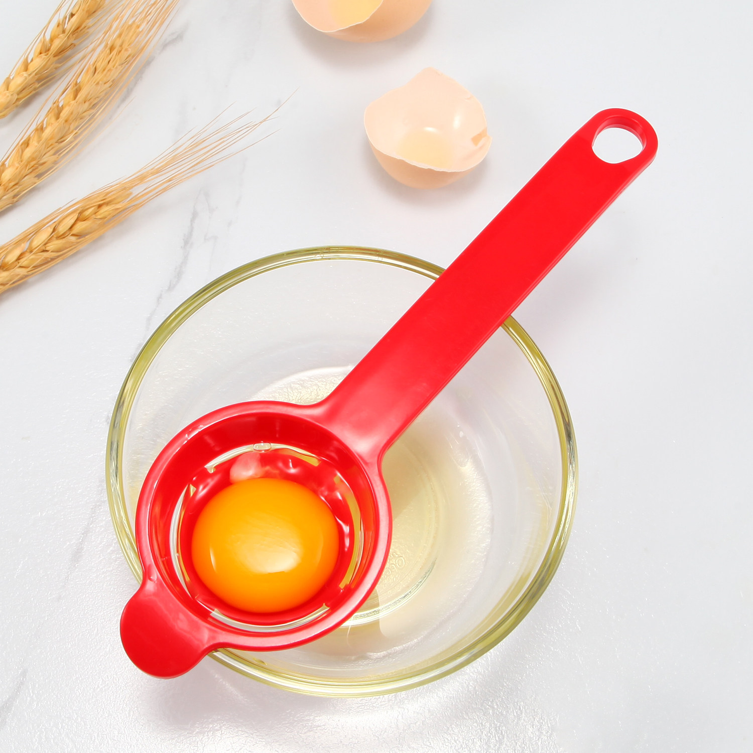 蛋清分离器长柄鸡蛋过滤器蛋黄蛋白分离器家用滤蛋分蛋器隔蛋液