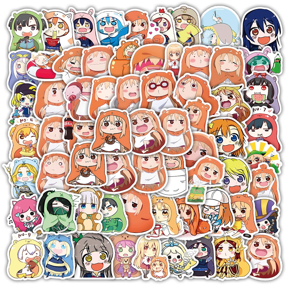 206张干物妹小埋贴纸土间埋大平海老名菜菜二次元人物周边Q版贴画