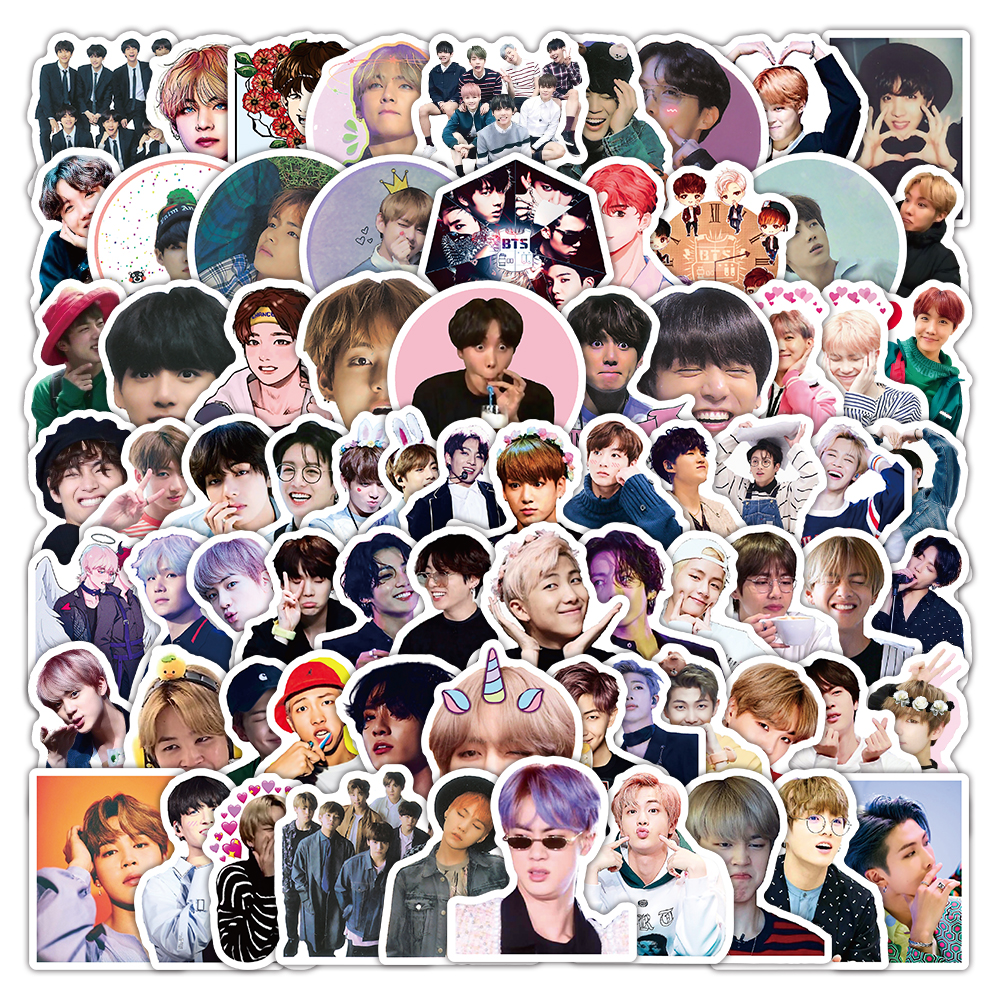 202张BTS防弹少年团贴纸