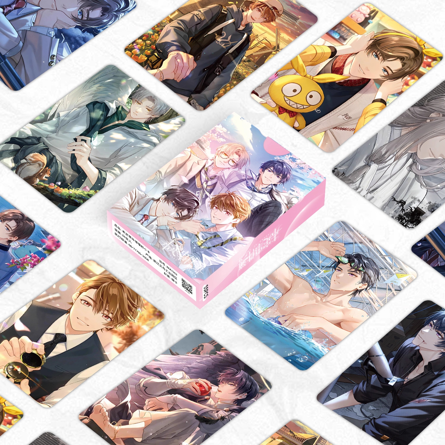 110张不重复未定事件簿镭射卡周边自印卡盒套装装高清镭射lomo卡