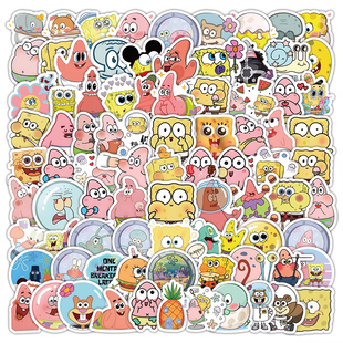 儿童动画片贴纸卡通动画可爱Q版小图案防水奖励装饰文具玩具贴画