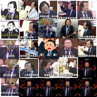 177张抽象王世坚热梗表情包贴纸本来应该从容游刃有余平板贴画diy