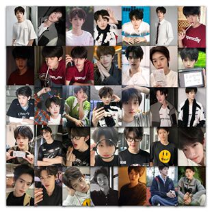 126枚TF家族四代官俊臣贴纸单人高清女孩装饰手机壳手账防水贴画