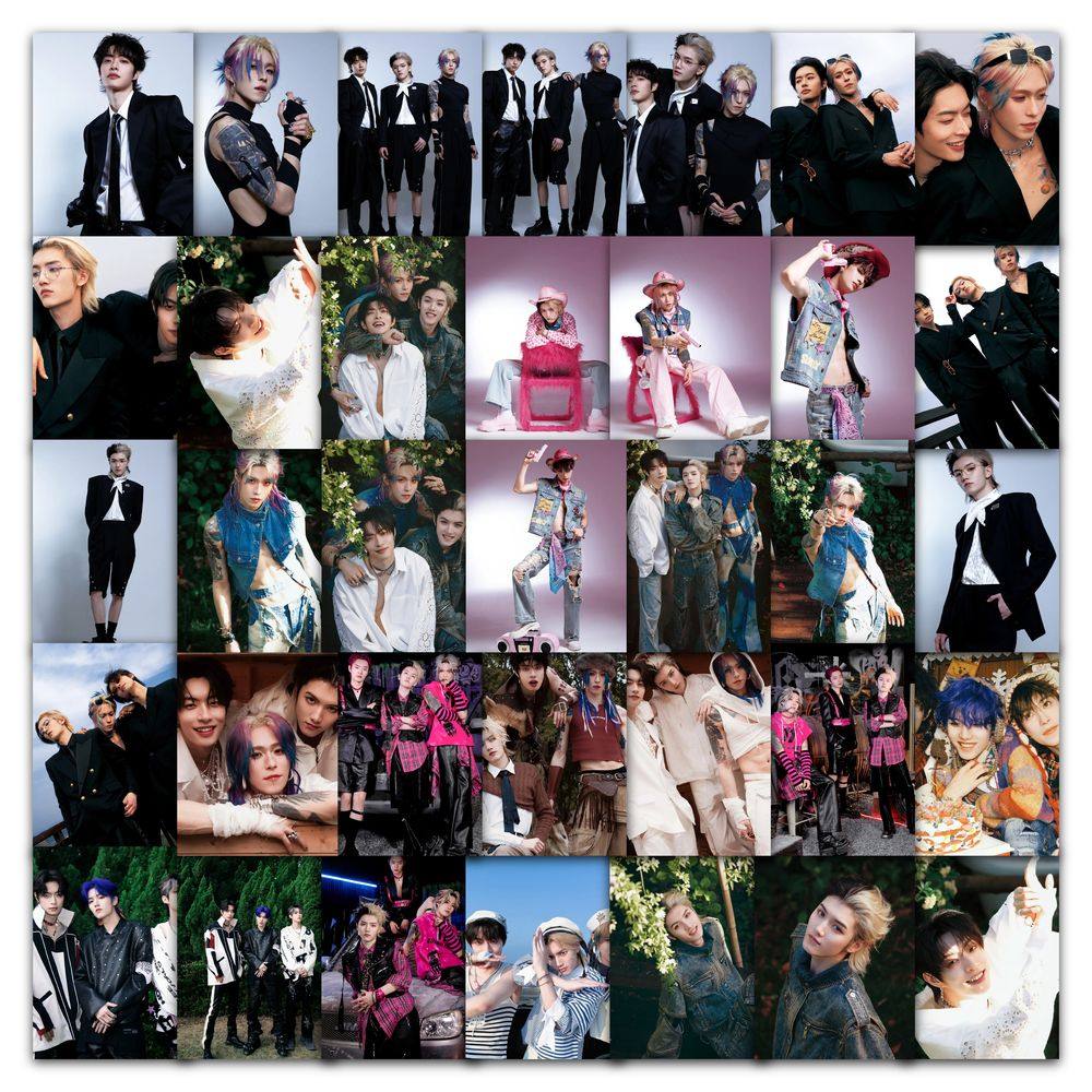 126张ONER男团贴纸高颜值明星组合高清图片装饰行李箱防水贴画DIY