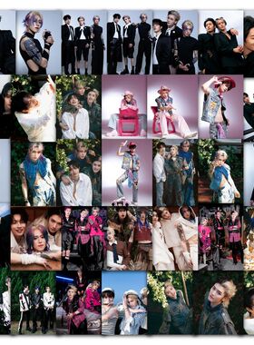 126张ONER男团贴纸高颜值明星组合高清图片装饰行李箱防水贴画DIY