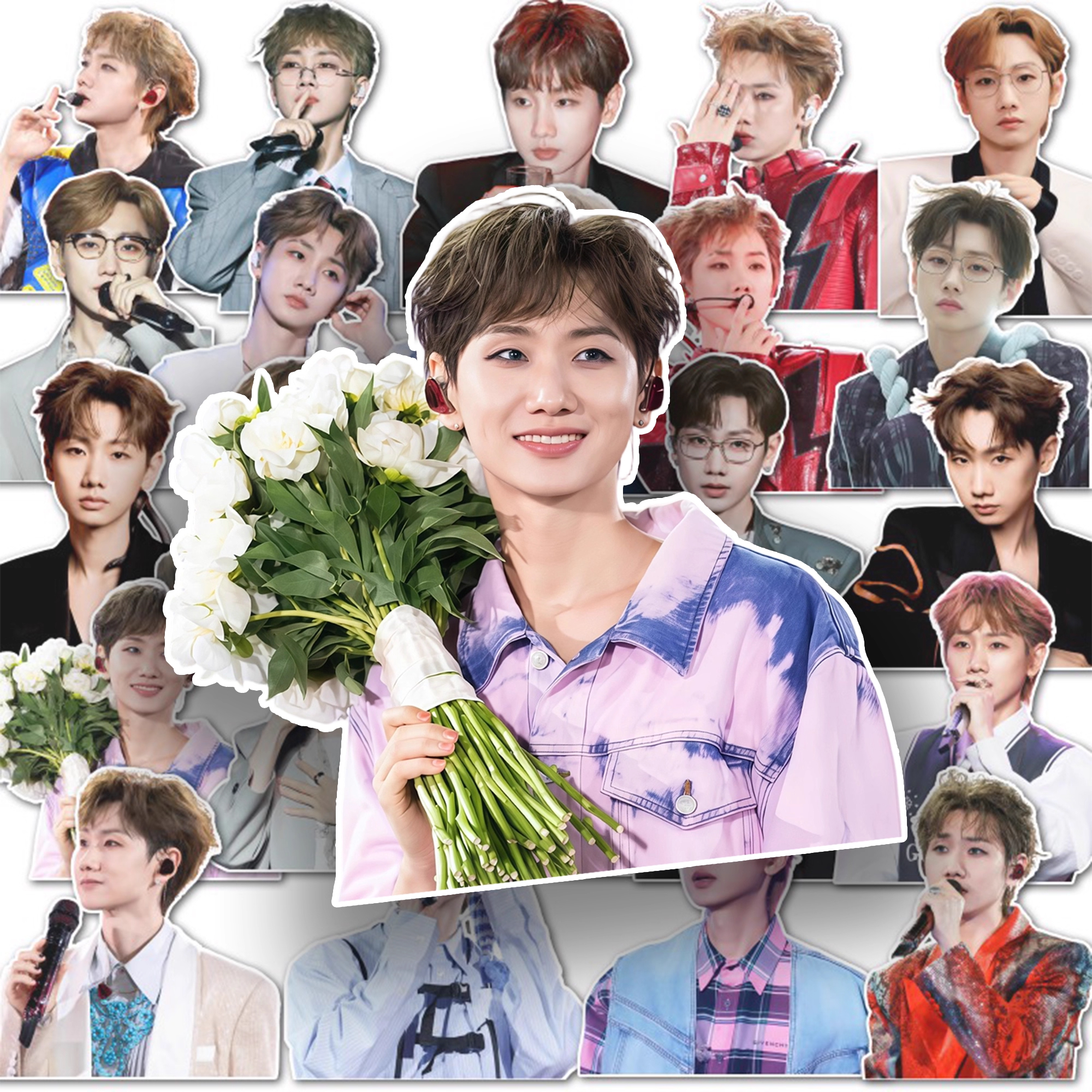 新款汪苏泷贴纸小泷包十万伏特罗曼城演唱会泷泷帅气周边应援贴画