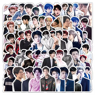 283张吴世勋贴纸EXO组合成员单人周边装饰水杯防水自粘标签贴画