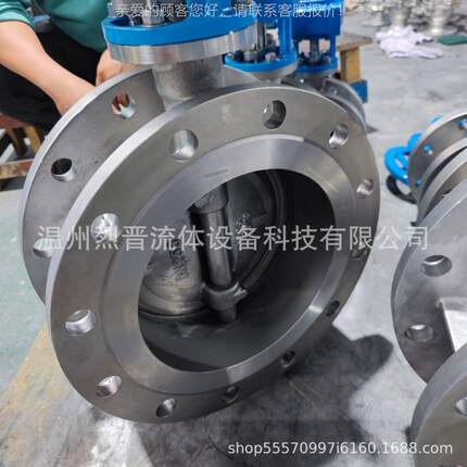 220双相密钢法兰多次三偏无品牌/心蝶阀343-层16带涡轮硬封耐腐5